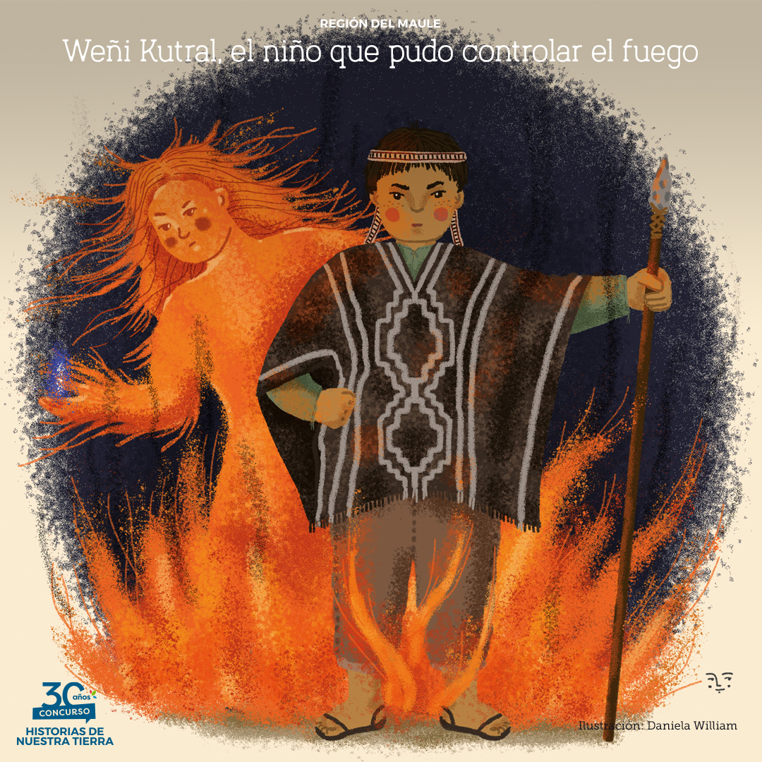 Weñi Kutral, el niño que pudo controlar el fuego